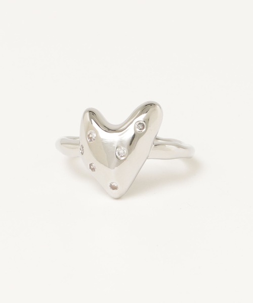 DTYYPE(ドタイプ)の「ストーンハートリング(リング・レディース・ゴールド/シルバー・FREE)」の17枚目の写真