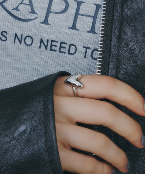 DTYYPE(ドタイプ)の「ストーンハートリング(リング・レディース・ゴールド/シルバー・FREE)」の13枚目の写真