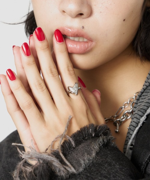 DTYYPE(ドタイプ)の「ストーンハートリング(リング・レディース・ゴールド/シルバー・FREE)」の16枚目の写真