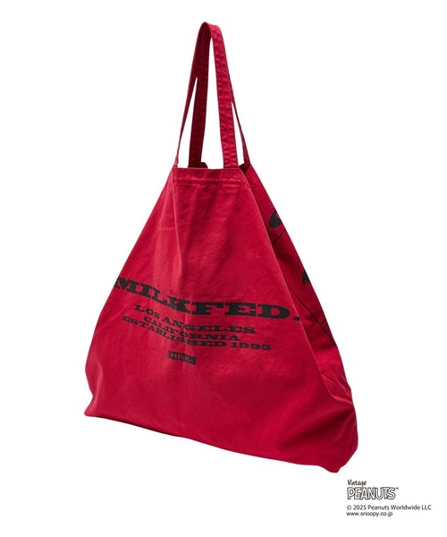 PEANUTS（ピーナッツ）の「MILKFED. × PEANUTS JOE COOL COMIC BIG TOTE（トートバッグ・レディース・ホワイト/レッド・ONE SIZE）」の13枚目の写真