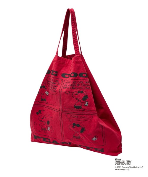 PEANUTS（ピーナッツ）の「MILKFED. × PEANUTS JOE COOL COMIC BIG TOTE（トートバッグ・レディース・ホワイト/レッド・ONE SIZE）」の12枚目の写真