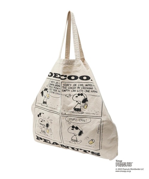 PEANUTS（ピーナッツ）の「MILKFED. × PEANUTS JOE COOL COMIC BIG TOTE（トートバッグ・レディース・ホワイト/レッド・ONE SIZE）」の17枚目の写真