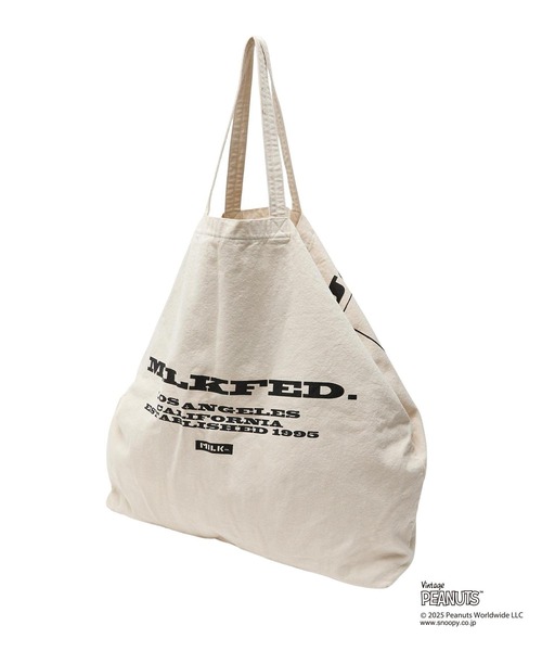PEANUTS（ピーナッツ）の「MILKFED. × PEANUTS JOE COOL COMIC BIG TOTE（トートバッグ・レディース・ホワイト/レッド・ONE SIZE）」の18枚目の写真