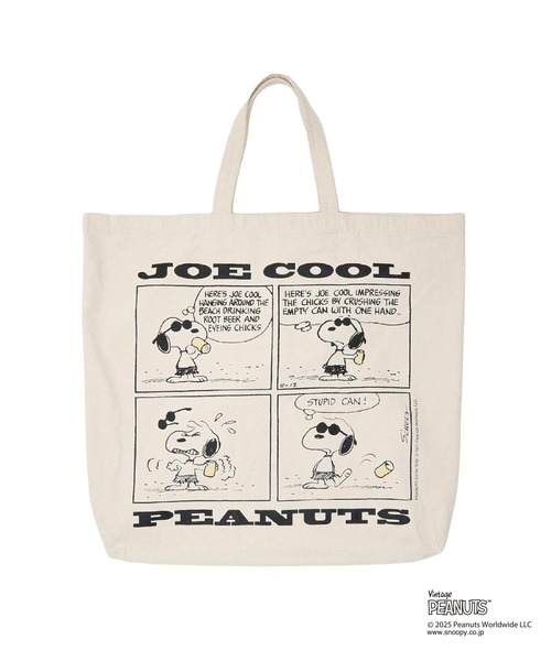 PEANUTS（ピーナッツ）の「MILKFED. × PEANUTS JOE COOL COMIC BIG TOTE（トートバッグ・レディース・ホワイト/レッド・ONE SIZE）」の14枚目の写真