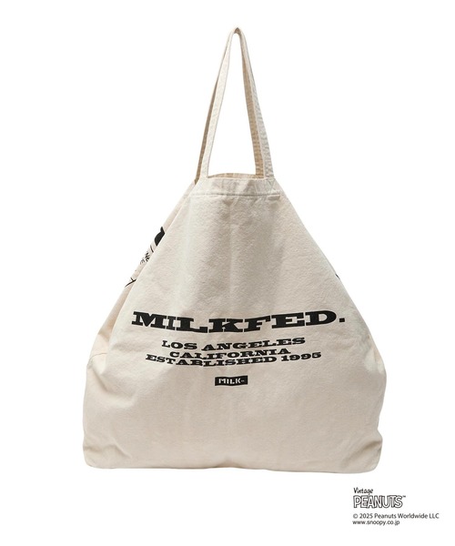 PEANUTS（ピーナッツ）の「MILKFED. × PEANUTS JOE COOL COMIC BIG TOTE（トートバッグ・レディース・ホワイト/レッド・ONE SIZE）」の19枚目の写真
