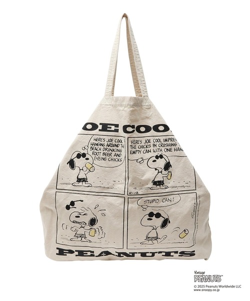 PEANUTS（ピーナッツ）の「MILKFED. × PEANUTS JOE COOL COMIC BIG TOTE（トートバッグ・レディース・ホワイト/レッド・ONE SIZE）」の16枚目の写真