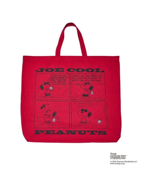 PEANUTS（ピーナッツ）の「MILKFED. × PEANUTS JOE COOL COMIC BIG TOTE（トートバッグ・レディース・ホワイト/レッド・ONE SIZE）」の10枚目の写真
