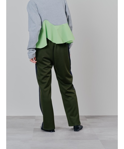 DOLLUPOOPS（ドールアップウップス）の「配色サイドライントラックパンツ（その他パンツ・レディース・カーキ/アイボリー/ネイビー・38）」の17枚目の写真