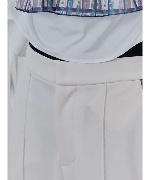 DOLLUPOOPS（ドールアップウップス）の「配色サイドライントラックパンツ（その他パンツ・レディース・カーキ/アイボリー/ネイビー・38）」の12枚目の写真