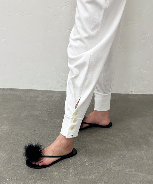 EDIT. FOR LULU(エディットフォールル)の「【LAOCOONTE/ラオコンテ】ファーサンダル(その他シューズ・レディース・ブラック・37/36)」の5枚目の写真