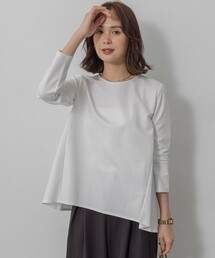 バックフレアロングTシャツ