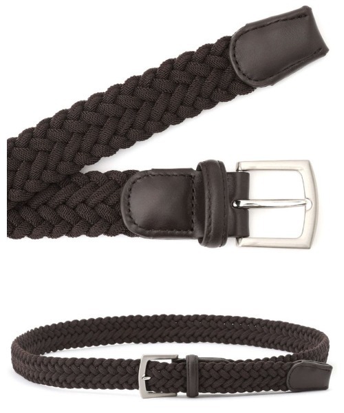 ピンバックルゴムメッシュベルト 3.0cm幅/(ウエスト88cmまで対応