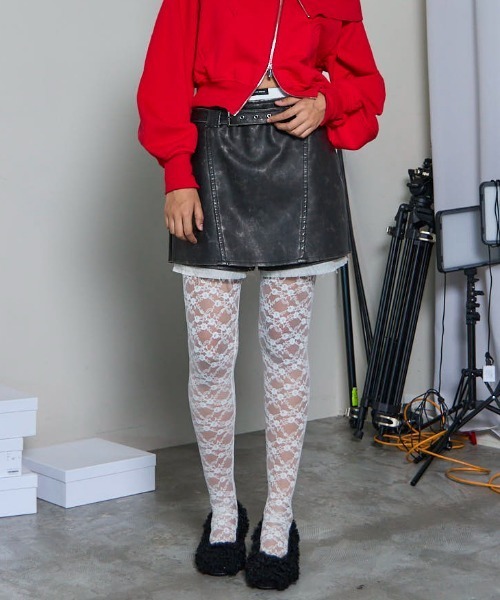 MAISON SPECIAL(メゾンスペシャル)の「Belted Vegan Leather Culottes/ベルテッドヴィーガンレザーキュロット■セットアップ対応■(その他パンツ・レディース・ブラウン/ブラック・38/36)」の1枚目の写真