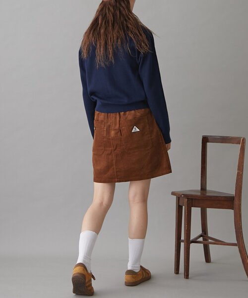 GEVACO(ゲバコ)の「【GEVACO】コーデュロイミニスカート(スカート・レディース・キャメル/アイボリー/ブラック・ONE SIZE)」の16枚目の写真