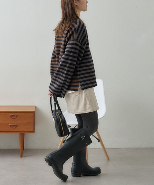 GEVACO(ゲバコ)の「【GEVACO】コーデュロイミニスカート(スカート・レディース・キャメル/アイボリー/ブラック・ONE SIZE)」の19枚目の写真