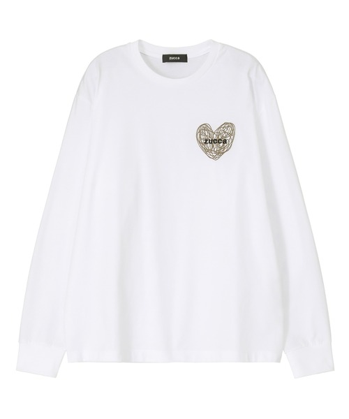 セール】(S)ハートロゴT / カットソー（Tシャツ/カットソー）｜ZUCCa