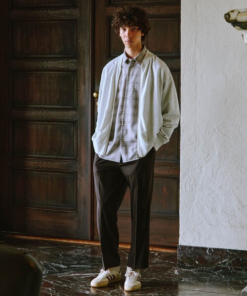 green label relaxing（グリーンレーベルリラクシング）の「ウォッシャブル チェック ジャストルーズ シャツ（シャツ/ブラウス・メンズ・ダークブラウン/ナチュラル/ダークグレー・XL/L/M/S）」の6枚目の写真