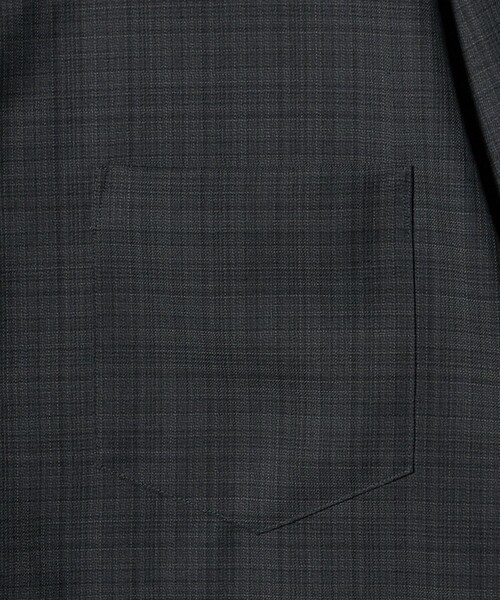 green label relaxing（グリーンレーベルリラクシング）の「ウォッシャブル チェック ジャストルーズ シャツ（シャツ/ブラウス・メンズ・ダークブラウン/ナチュラル/ダークグレー・XL/L/M/S）」の13枚目の写真