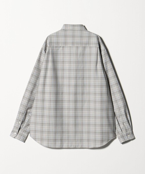 green label relaxing（グリーンレーベルリラクシング）の「ウォッシャブル チェック ジャストルーズ シャツ（シャツ/ブラウス・メンズ・ダークブラウン/ナチュラル/ダークグレー・XL/L/M/S）」の16枚目の写真