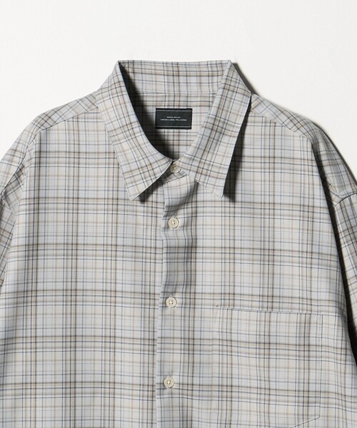 green label relaxing（グリーンレーベルリラクシング）の「ウォッシャブル チェック ジャストルーズ シャツ（シャツ/ブラウス・メンズ・ダークブラウン/ナチュラル/ダークグレー・XL/L/M/S）」の17枚目の写真