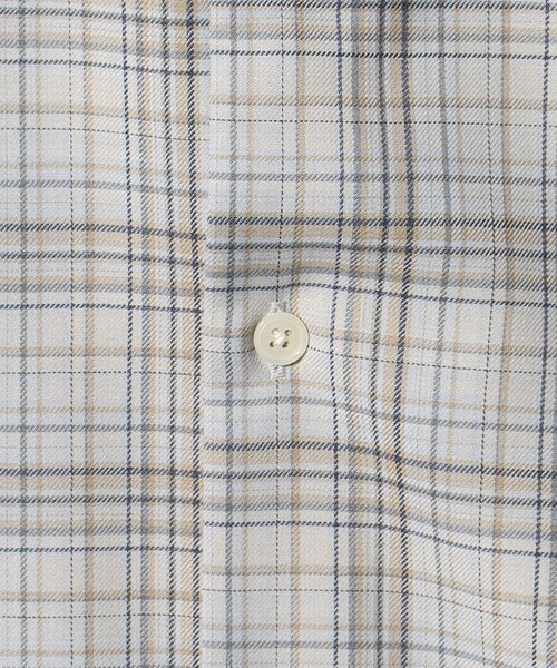 green label relaxing（グリーンレーベルリラクシング）の「ウォッシャブル チェック ジャストルーズ シャツ（シャツ/ブラウス・メンズ・ダークブラウン/ナチュラル/ダークグレー・XL/L/M/S）」の18枚目の写真
