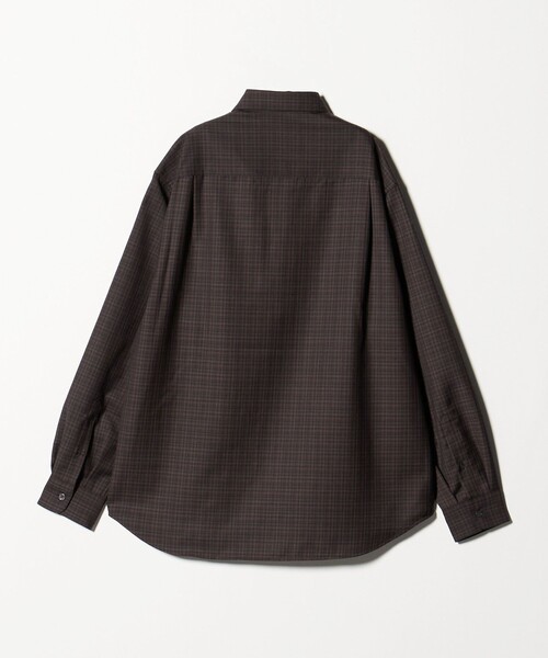 green label relaxing（グリーンレーベルリラクシング）の「ウォッシャブル チェック ジャストルーズ シャツ（シャツ/ブラウス・メンズ・ダークブラウン/ナチュラル/ダークグレー・XL/L/M/S）」の20枚目の写真