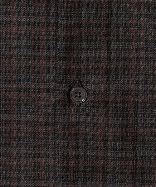 green label relaxing（グリーンレーベルリラクシング）の「ウォッシャブル チェック ジャストルーズ シャツ（シャツ/ブラウス・メンズ・ダークブラウン/ナチュラル/ダークグレー・XL/L/M/S）」の22枚目の写真