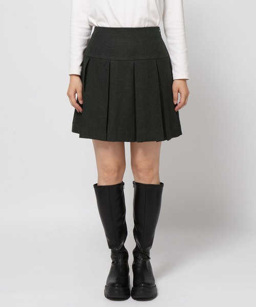 LOWRYS FARM(ローリーズファーム)の「ラナテックプリーツミニスカート 455462(スカート・レディース・チャコールグレー/チェック/ブラウン・FREE)」の17枚目の写真