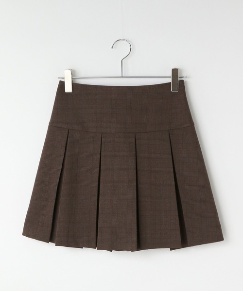 LOWRYS FARM(ローリーズファーム)の「ラナテックプリーツミニスカート 455462(スカート・レディース・チャコールグレー/チェック/ブラウン・FREE)」の21枚目の写真