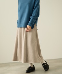 NAVY | nAvy フェイクスウェードフレアスカート(スカート)