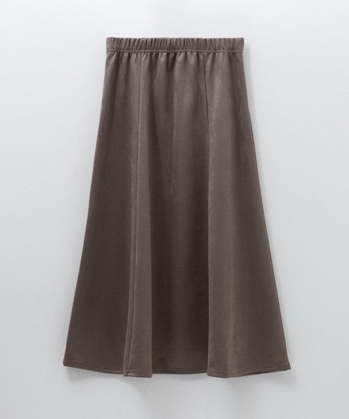 NAVY（ネイビー）の「nAvy フェイクスウェードフレアスカート（スカート・レディース・モカ/ベージュ・L/M）」の7枚目の写真