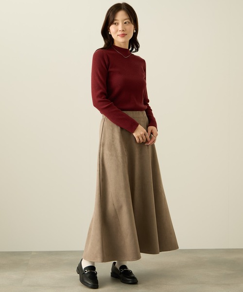 NAVY（ネイビー）の「nAvy フェイクスウェードフレアスカート（スカート・レディース・モカ/ベージュ・L/M）」の11枚目の写真