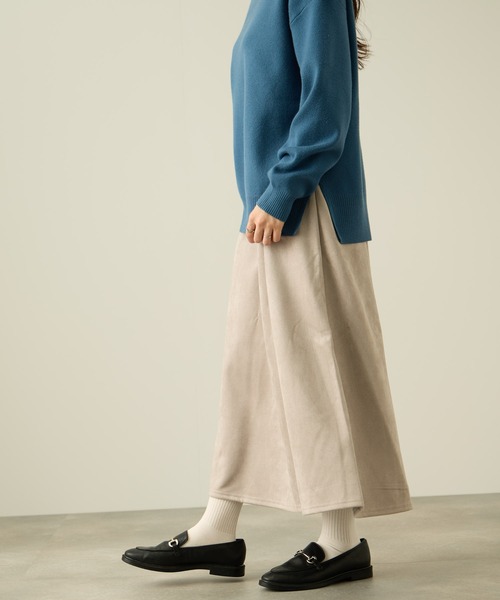 NAVY（ネイビー）の「nAvy フェイクスウェードフレアスカート（スカート・レディース・モカ/ベージュ・L/M）」の13枚目の写真