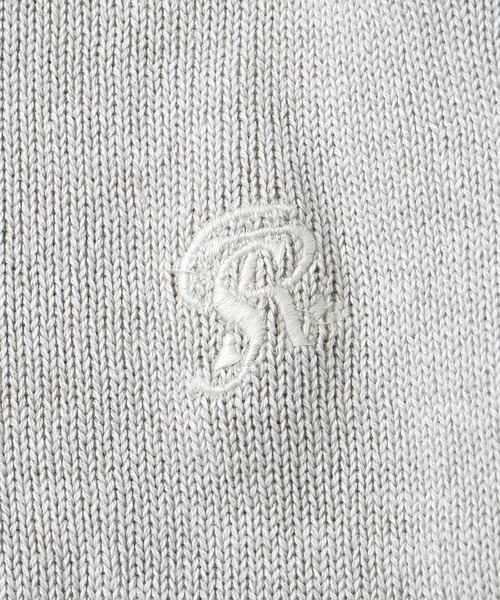 Starting Over（スターティングオーバー）の「ヴィンテージライク ピグメント加工 ワンポイント刺繍 プルオーバー コットン ニット パーカー フーディ―（パーカー・メンズ・ブラック/マスタード/ベージュ・L/M）」の6枚目の写真