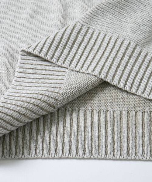 Starting Over（スターティングオーバー）の「ヴィンテージライク ピグメント加工 ワンポイント刺繍 プルオーバー コットン ニット パーカー フーディ―（パーカー・メンズ・ブラック/マスタード/ベージュ・L/M）」の9枚目の写真