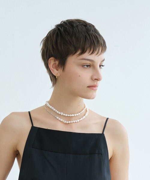 allureville(アルアバイル)の「【MOUNIR(ムニール)】 PEARL METAL ネックレス(ネックレス・レディース・ホワイト系その他・FREE)」の4枚目の写真