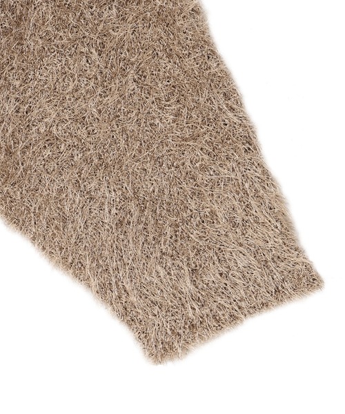 TOKYO SHIRTS（トウキョウシャツ）の「袖フェザー切替プルオーバー 五分袖（ニット/セーター・レディース・ブラック/ブラウン・M/L）」の9枚目の写真