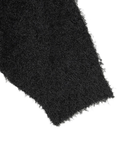 TOKYO SHIRTS（トウキョウシャツ）の「袖フェザー切替プルオーバー 五分袖（ニット/セーター・レディース・ブラック/ブラウン・M/L）」の5枚目の写真