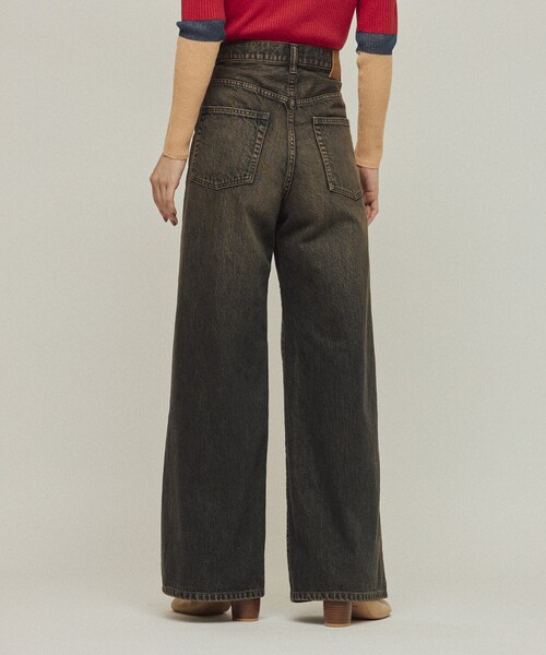 Johnbull（ジョンブル）の「JOHNBULL/ジョンブル ワイドデニム / JL254P01（デニムパンツ・レディース・ブラウン・M/S）」の5枚目の写真