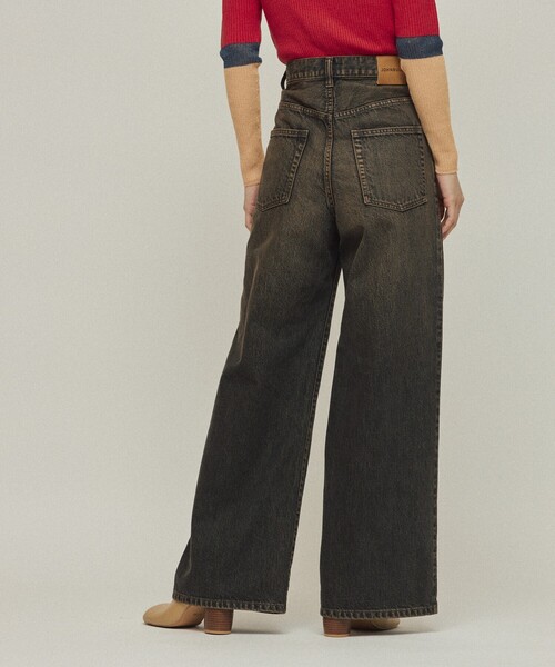 Johnbull（ジョンブル）の「JOHNBULL/ジョンブル ワイドデニム / JL254P01（デニムパンツ・レディース・ブラウン・M/S）」の7枚目の写真