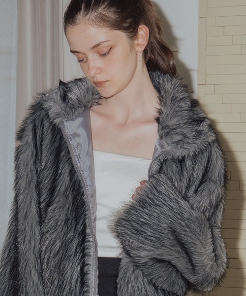 emmy ダブルジップファータッチパデッドブルゾン 0551 emmy レザー