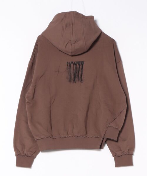 L.H.P(エルエイチピー)の「HADES/ハデス/TUMBLEDOWN BOXY HOODIE(パーカー・レディース・ブラウン・L)」の2枚目の写真