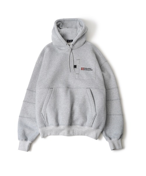 Subciety（サブサエティ）の「Ripple hoodie（パーカー・メンズ・グレー/チャコールグレー/ブラック・SMALL/MEDIUM/LARGE/X-LARGE）」の18枚目の写真