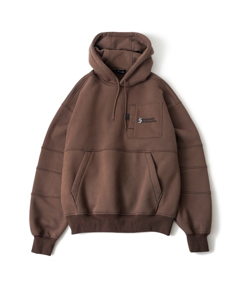 Subciety（サブサエティ）の「Ripple hoodie（パーカー・メンズ・グレー/チャコールグレー/ブラック・SMALL/MEDIUM/LARGE/X-LARGE）」の4枚目の写真