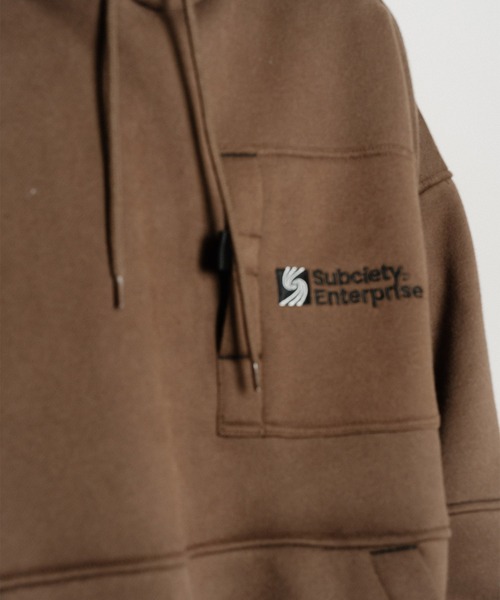 Subciety（サブサエティ）の「Ripple hoodie（パーカー・メンズ・グレー/チャコールグレー/ブラック・SMALL/MEDIUM/LARGE/X-LARGE）」の12枚目の写真