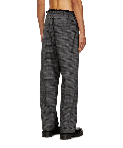 DIESEL（ディーゼル）の「メンズ グレンチェックパンツ P-TILSON（その他パンツ・メンズ・ブラック・MEDIUM/LARGE/X-LARGE/XX-LARGE/SMALL）」の2枚目の写真