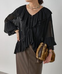 RIVE DROITE | 【着映え◎】ヨウリュウラッフルブラウス(シャツ/ブラウス)