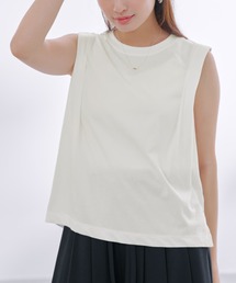 ニュアンスタックノースリトップス 【低身長・小柄女性】