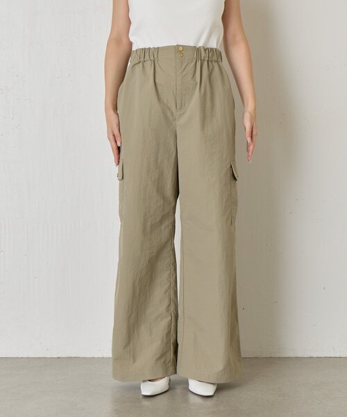 Jena espace merveilleux(ジェナ エスパスメルヴェイユ)の「ナイロンカーゴパンツ(その他パンツ・レディース・グレー/チャコールグレー/ベージュ・FREE)」の12枚目の写真