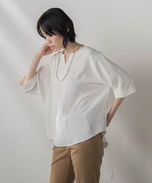 la.f… | バックサテンジョーゼットブラウス≪洗濯機で洗える≫(シャツ/ブラウス)